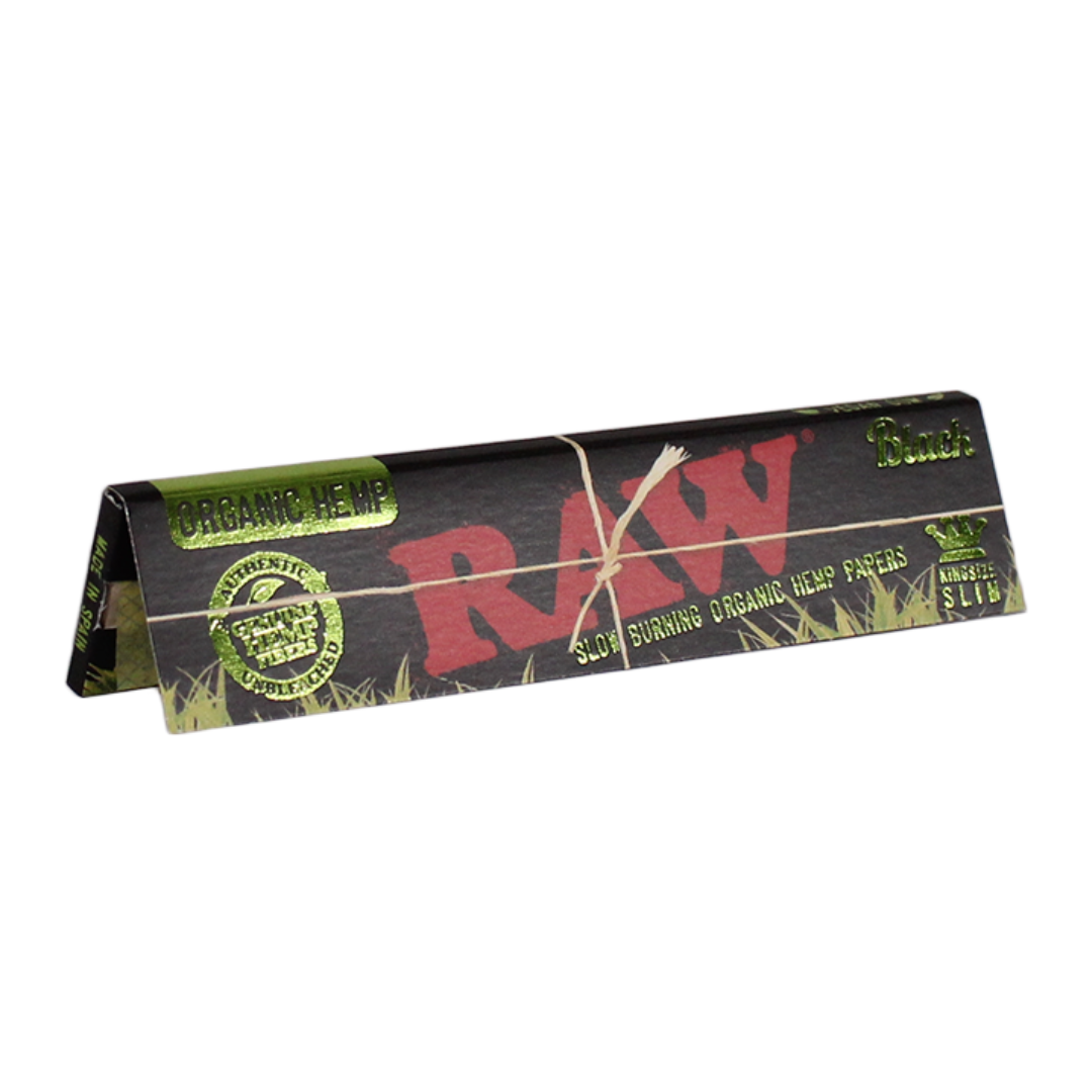 Photograph of product: RAW BLACK | ORGANIC HEMP PAPER | 1 1/4