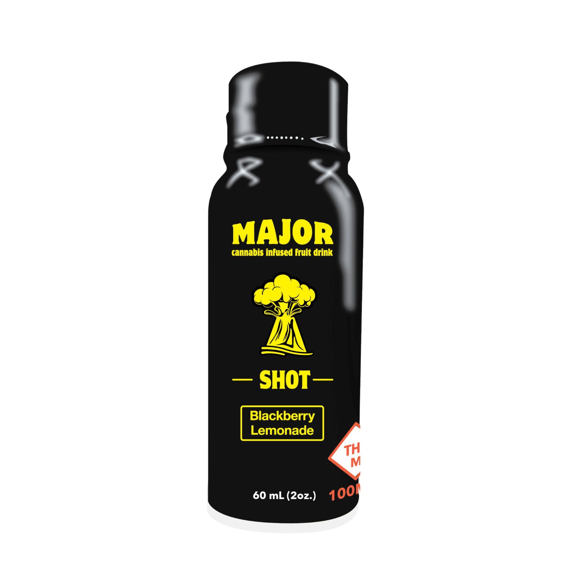 Photograph of product: Major | Blackberry Lemonade Shot | 100mg