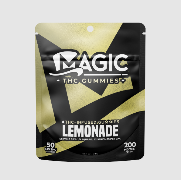 Photograph of product: Lemonade | 4pk x 50mg | Magic Edibles