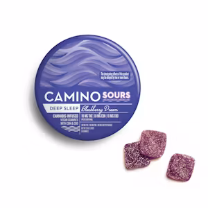 Photograph of product: Blackberry Dream CBN 10:10:10 (DEEP SLEEP) | Camino Sours | 100mg Gummies (10 piece)