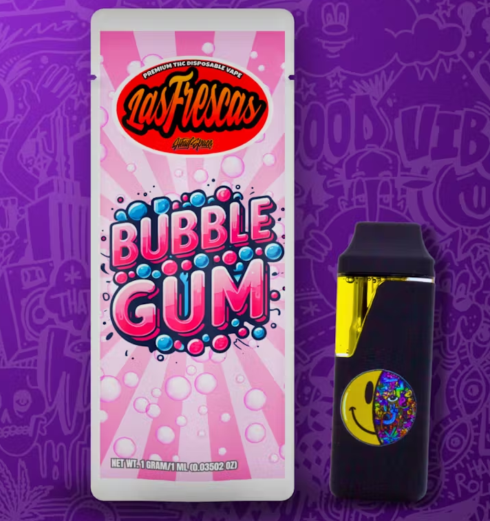 Photograph of product: Head Space - Las Frescas - 1g Disposable Distillate - Bubble Gum (S)