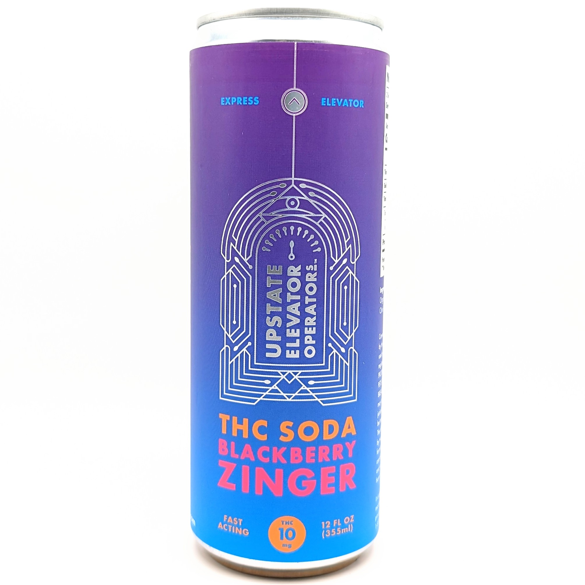 Photograph of product: Blackberry Zinger 10mg Soda