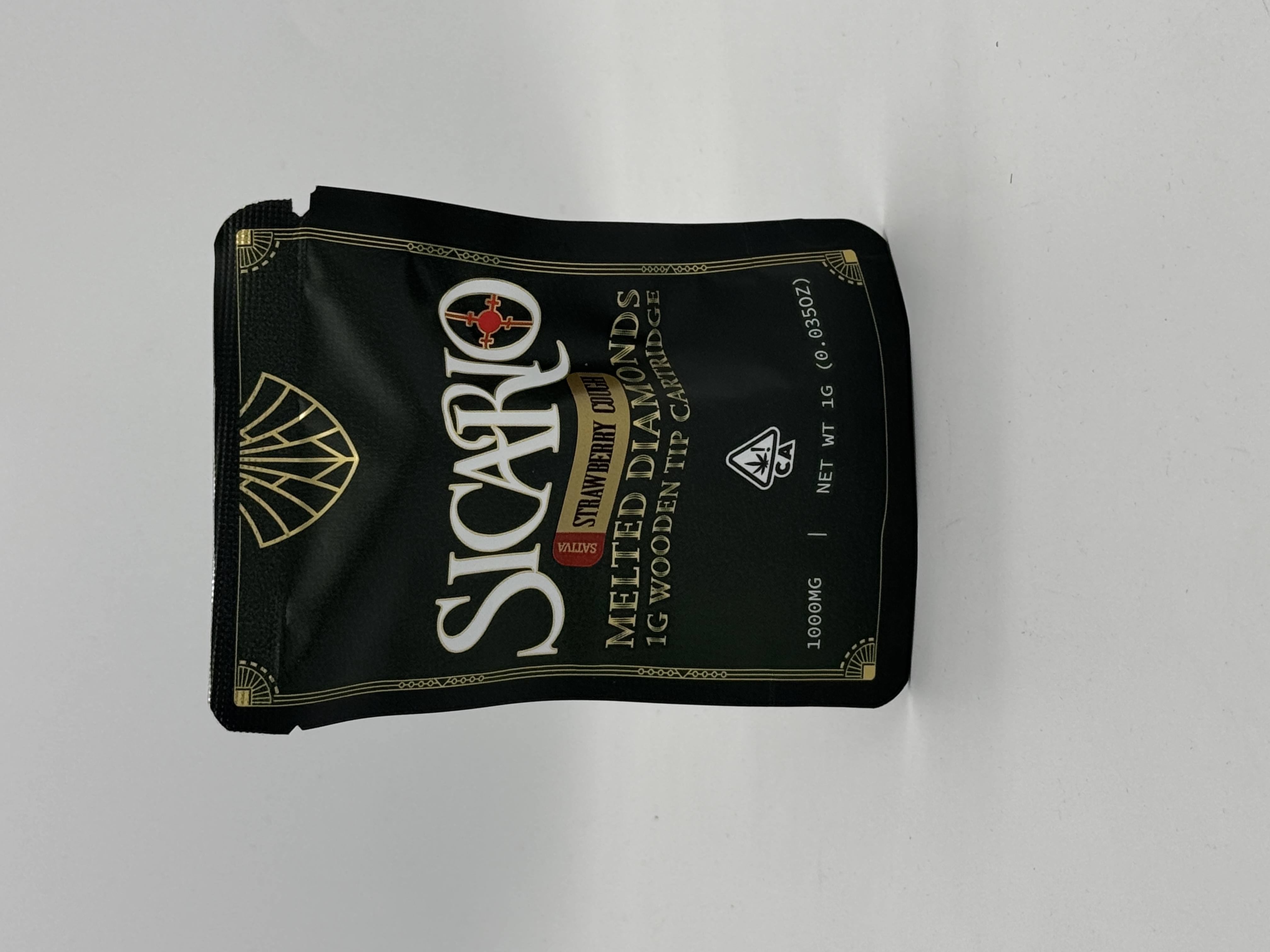 Photograph of product: Sicario 1G Diamond Cartridge - Strawberry Cough