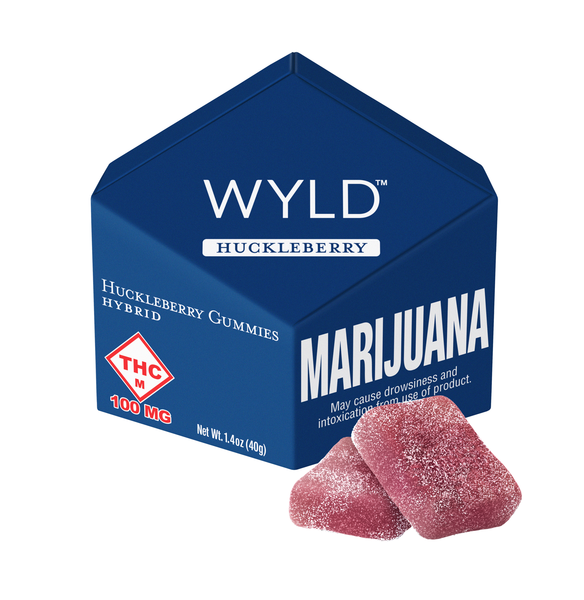 Photograph of Product: Huckleberry Gummies (100mg)