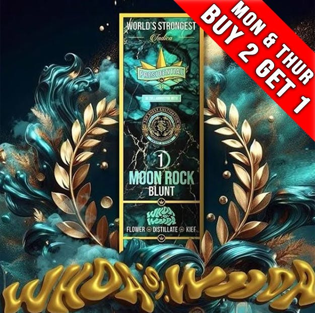 Photograph of product: Presidential - Whoa-Si-Whoa - Moon Rock Blunt - 1.5g - Blunt