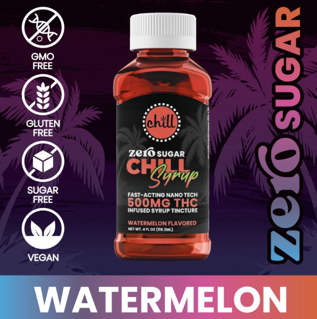 Photograph of product: Chill Watermelon 500mg Syrup *Sugar Free