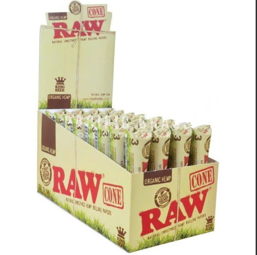 Photograph of product: Organic Hemp   King Size | Pre Rolled Cones   3pk