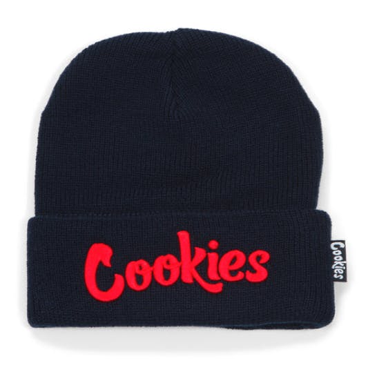 Photograph of product: Cookies Beanie - Navy/Red - 