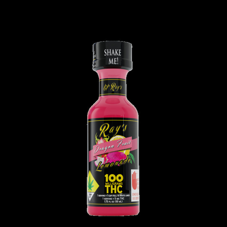 Photograph of product: Lil Ray's: Dragon Fruit Lemonade - Beverage 100mg