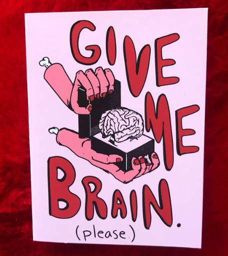 Photograph of product: Give Me Brain Card