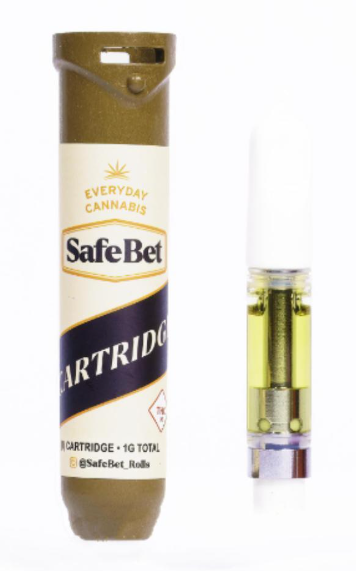 Photograph of product: SafeBet: Vape | Green Crack | Cartridge | 1g