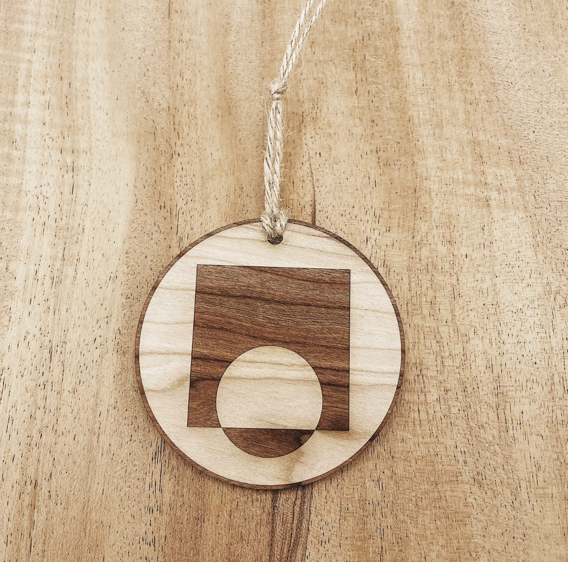 Photograph of product: ECC Ornament - Cherry Wood