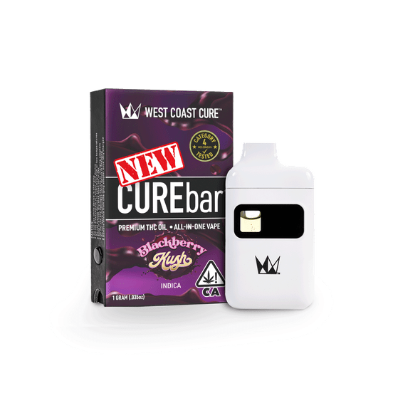 Photograph of product: Blackberry Kush AIO CUREbar - 1G - 