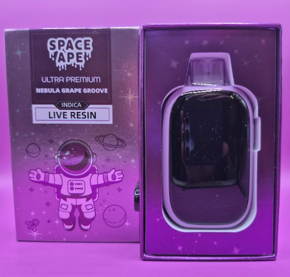 Photograph of product: Space Ape - 2g AIO Disposable Vape - Nebula Grape Groove (H)