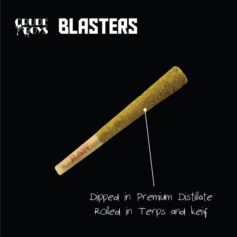 Photograph of product: Crude Boys - -Blasters - Super Sour Strawberry