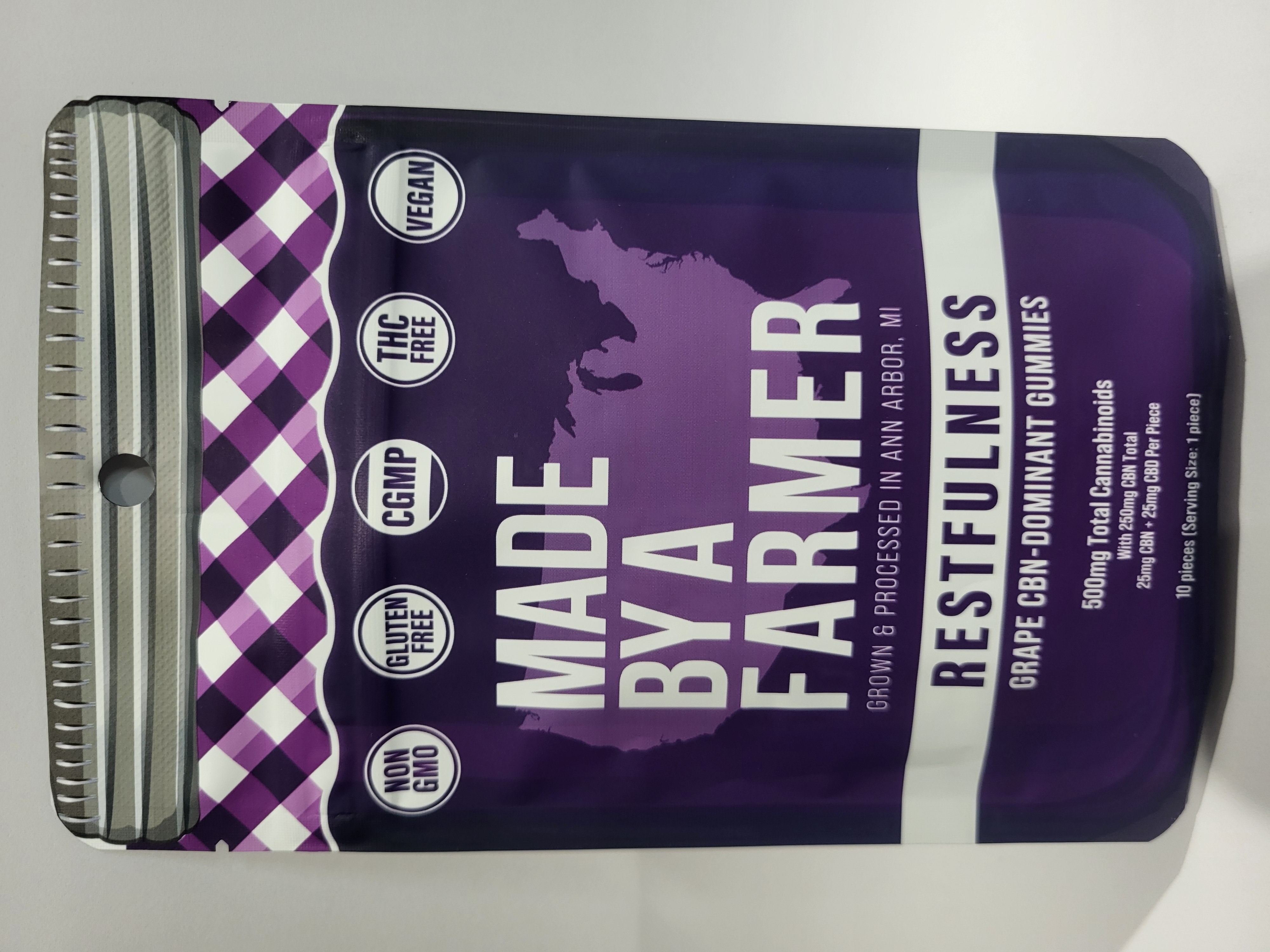 Photograph of product: Made By A Farmer - Restfulness CBN Gummies