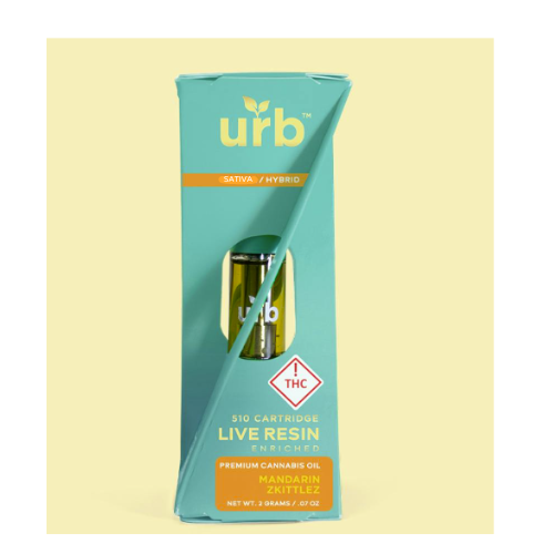 Photograph of product: Urb - Mandarin Zkittles - 2g Cartridge