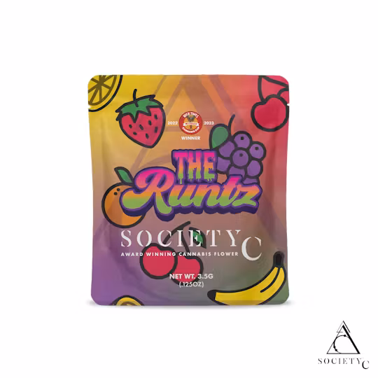 Photograph of product: SOCIETY C | OMEGA RUNTZ HYBRID - 3.5g
