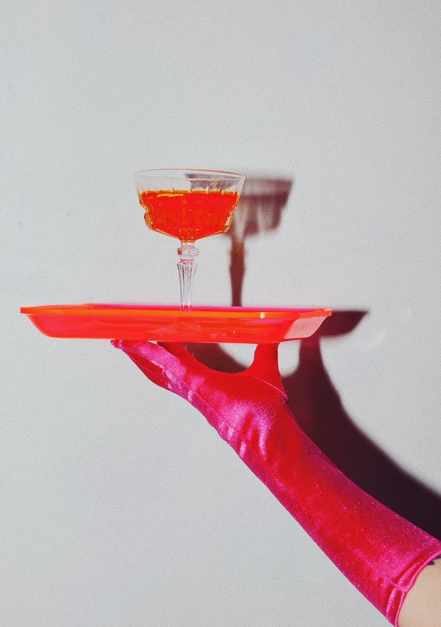 Photograph of product: Pink Jelly Rolling Tray