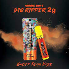 Photograph of product: Crude Boys | Ghost Train Haze | 2g Big Ripper Disposable