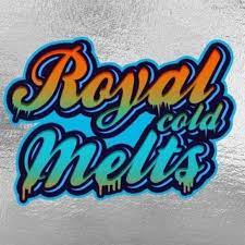 Photograph of product: Royal Cold Melts - Live Rosin Sour Blue Raspberry Rings - 550mg
