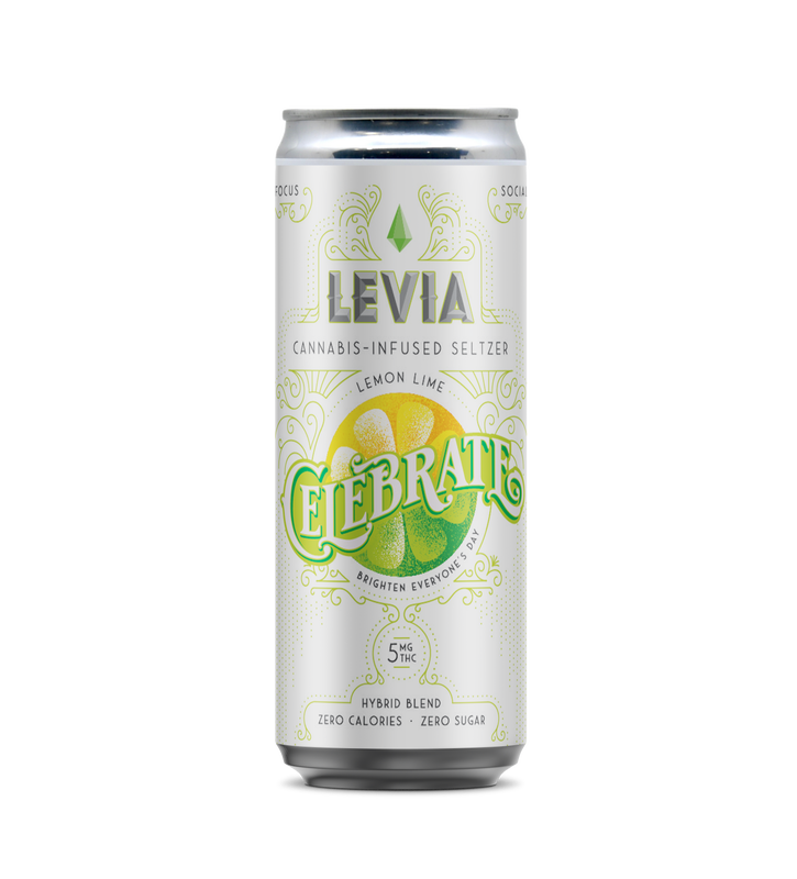 Photograph of product: Celebrate Lemon Lime | Seltzer | Single | Levia