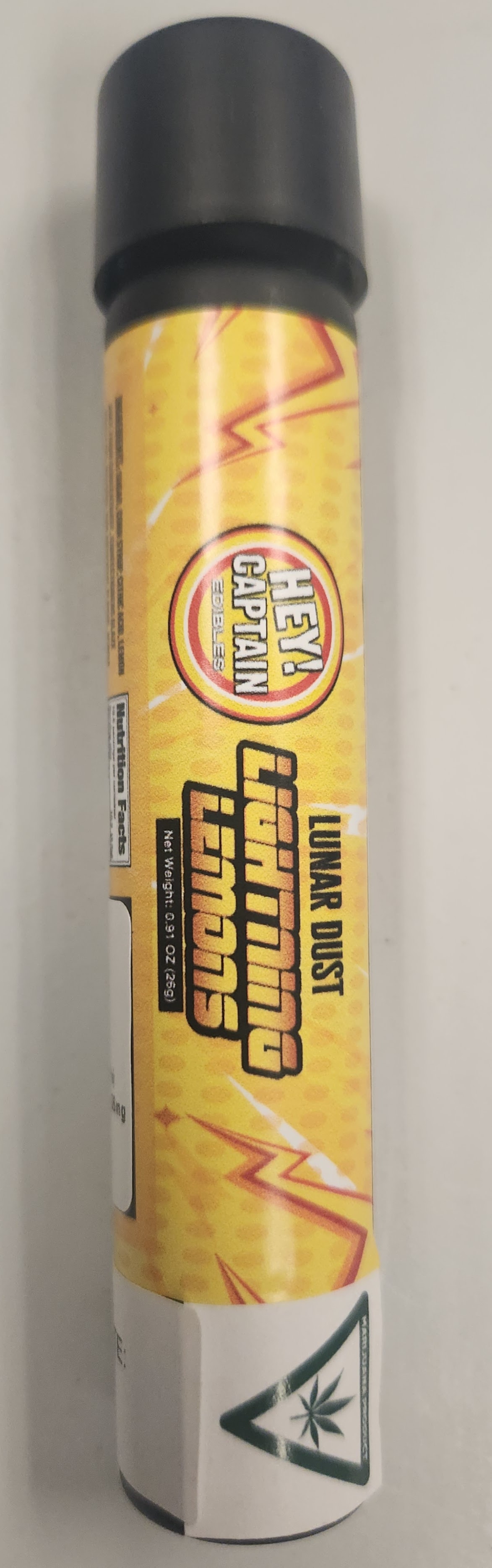 Photograph of product: Hey! Captain - Lunar Dust - Lightning Lemons - Edible - 100mg