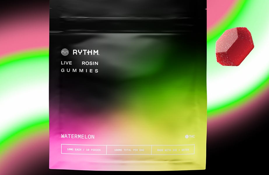 Photograph of product: Rythm | Solventless Edibles | Watermelon (H) | 100mg