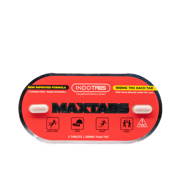 Photograph of Product: MAXTABS Unflavored Capsules 200mg (2-Pack | 100mg Each)