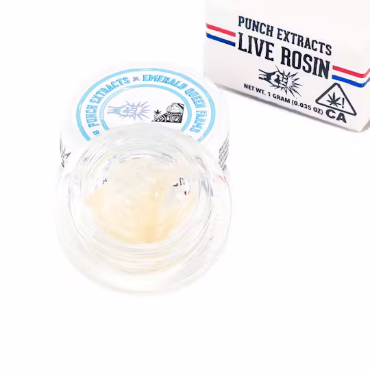 Photograph of product: 1g Blue Andez Tier 2 Live Rosin - Punch