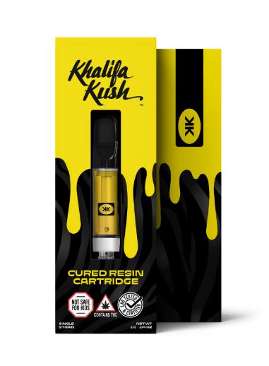 Photograph of product: Khalifa Kush Cured Resin Cartridge (1g)