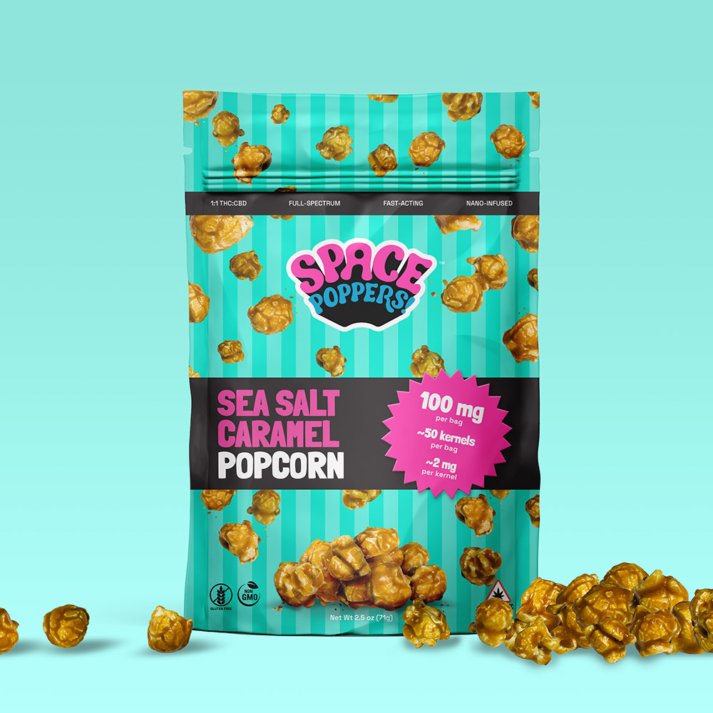 Photograph of product: Sea Salt Caramel Popcorn | 1:1 | 200mg