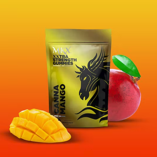 Photograph of product: MKX 200mg Gummies - Canna Mango
