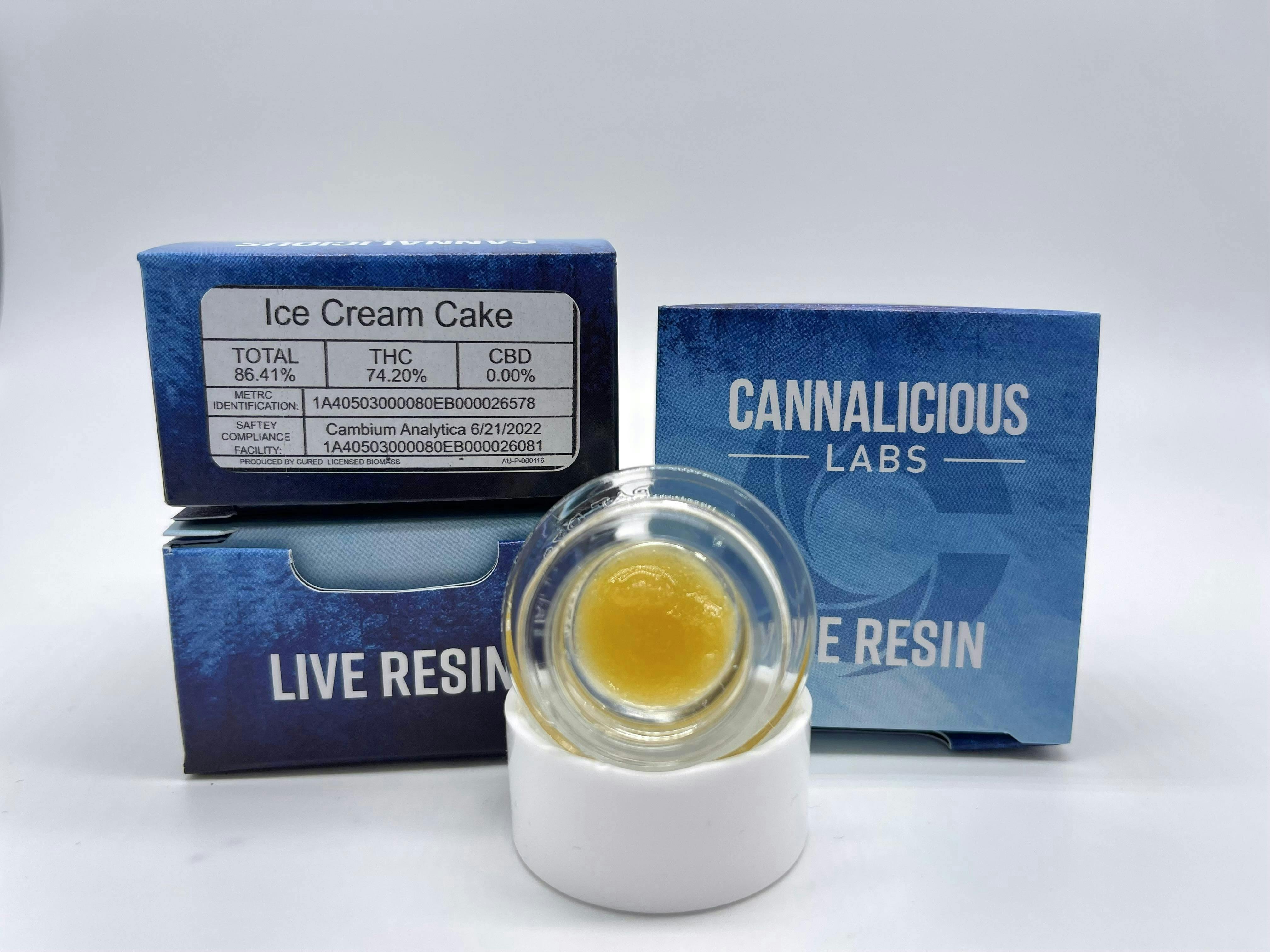 Photograph of product: Ice Cream Cake Live Resin
