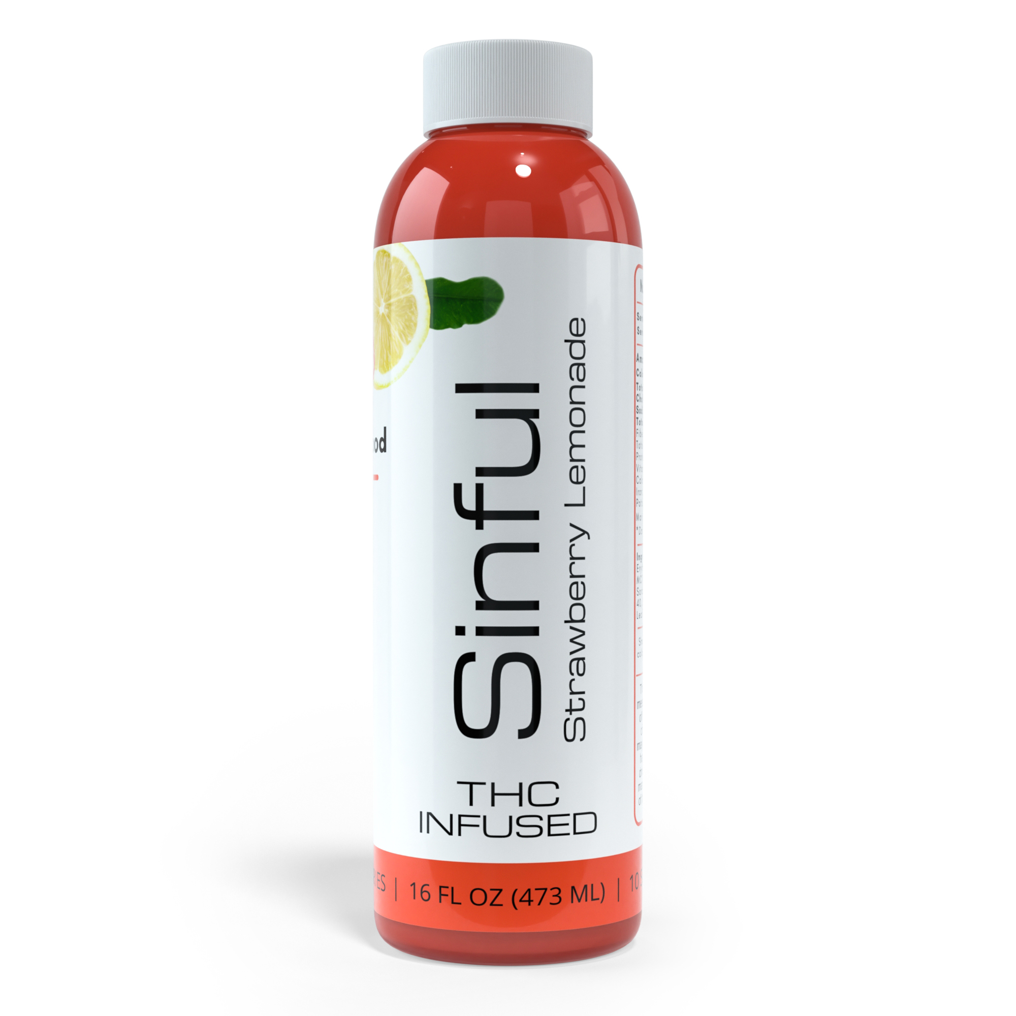 Photograph of product: Strawberry Lemonade | Infused Beverage | 100mg