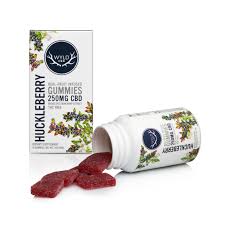 Photograph of product: 250 mg | Huckleberry HEMP CBD Gummies | 10pk