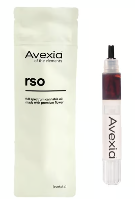 Photograph of product: Avexia - Lemon Cherry Pie - RSO Klik Syringe