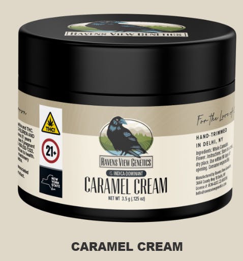 Photograph of product: Carmel Cream Flower - 3.5g