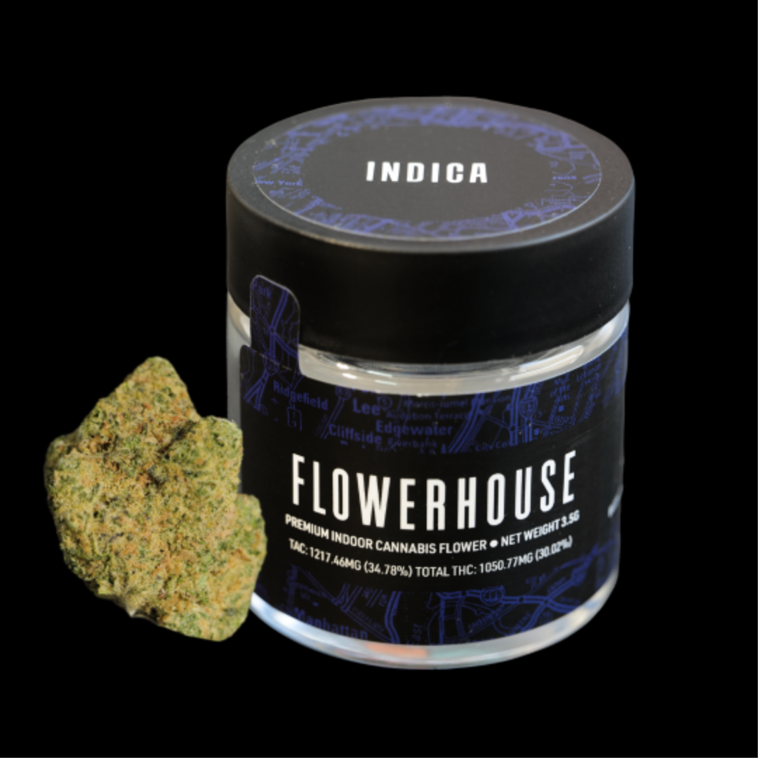 Photograph of product: Flowerhouse Garlic Knots 3.5G Jar 29.42%TH-oui-Oui'd