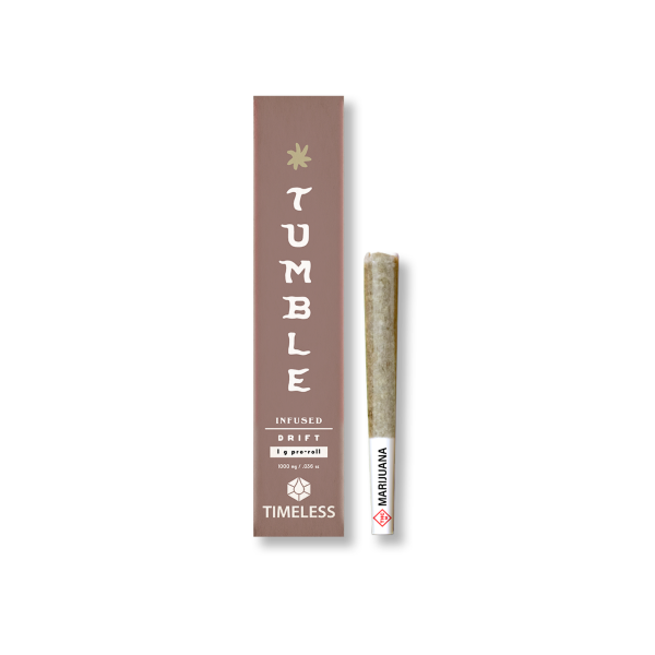 Photograph of product: TUMBLE - BLACKBERRY KUSH 1G INFUSED PREROLL