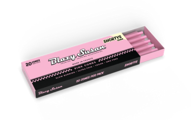 Photograph of product: Blazy Susan Pink Cones, Mini (Shorty) 53mm 20pk