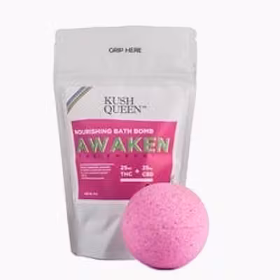 Photograph of product: Awaken | 1:1 Bath Bomb | Kush Queen