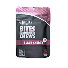 Photograph of product: Beezle Bites Chews Black Cherry +CBD (4:1) 10mg 10pk