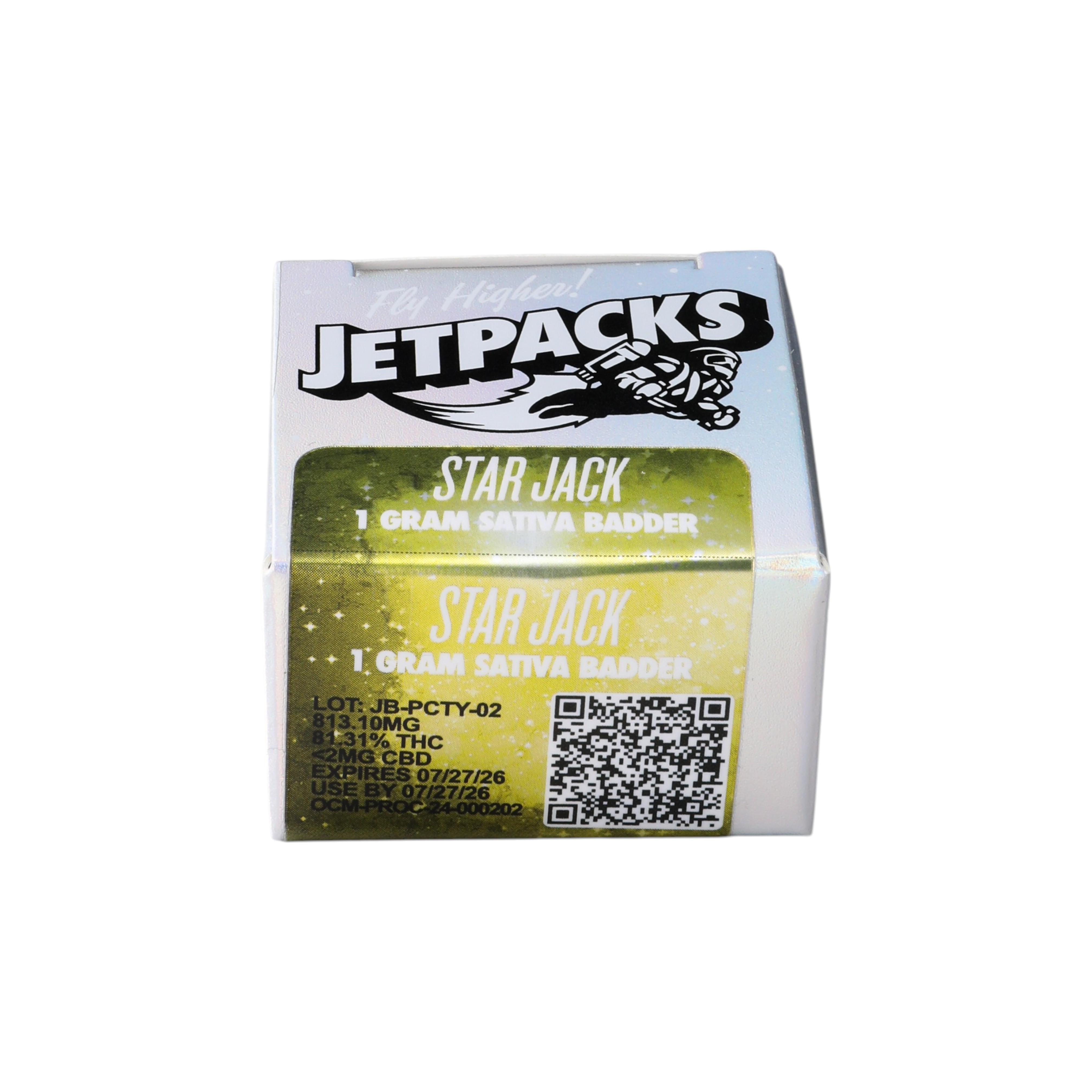 Photograph of product: Jetpacks Star Jack Badder