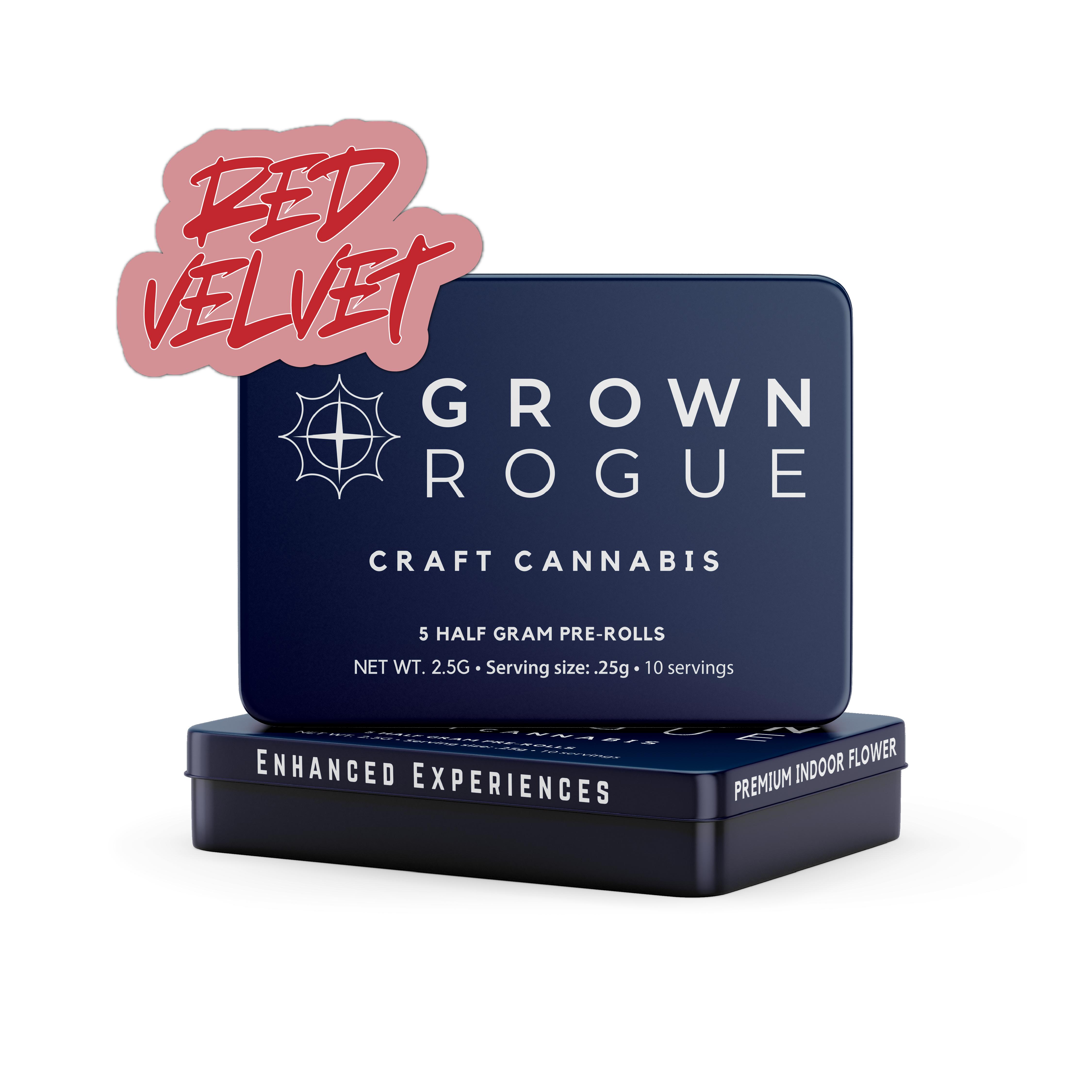 Photograph of product: Red Velvet 5pk 2.5g Pre Rolls-I
