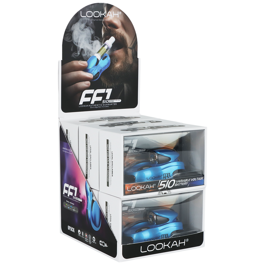 Photograph of product: FF1 Racecar Variable Voltage 510 Vape Battery