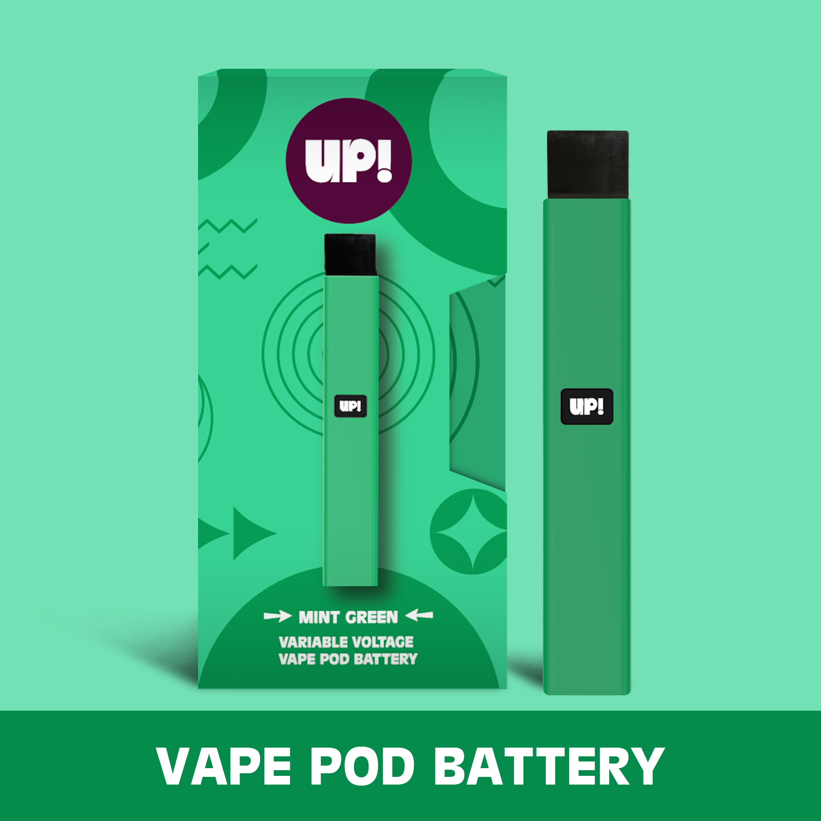 Photograph of product: UP! - Pod Variable Battery (Mint Green)