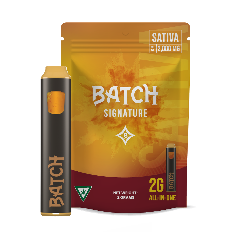 Photograph of product: Batch | Super Lemon Haze | 2G Distillate Disposable