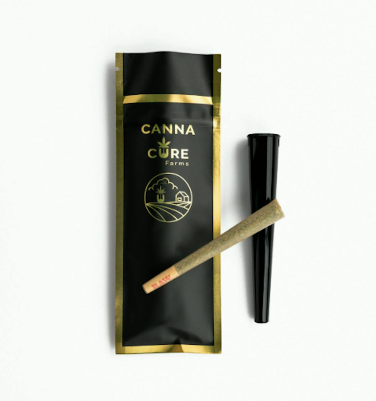 Photograph of product: Canna Cure | Blueberry Runtz | 1G PreRoll