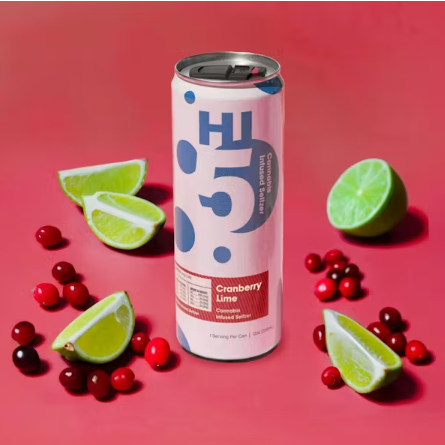 Photograph of product: HI5 Blueberry Lemonade Seltzer 5mg 4pk